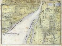 New Boston Township, Bogus Island, Mississippi River, Swan Lake, Mercer County 1874
